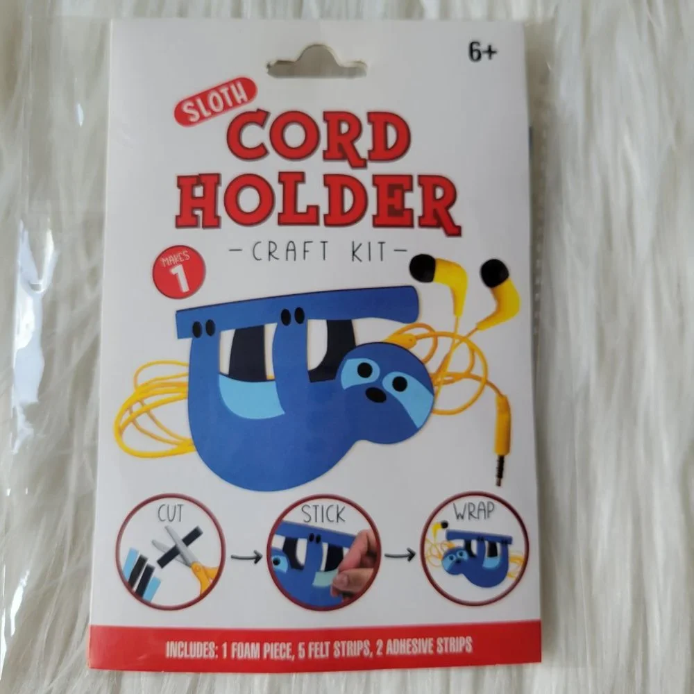 Sloth Cord Holder Craft Kit